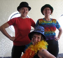 Bridget, Sheryl and Noel - Image by Deb Lewis, 2006